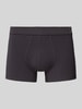 SLG Boxershort met elastische band met label Antraciet