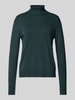 s.Oliver RED LABEL Regular Fit Rollkragenpullover aus Viskose-Mix Dunkelgruen