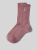 Carhartt Work In Progress Sokken met labelstitching, model 'Hudson' Oudroze
