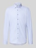 Seidensticker Slim Fit Businesshemd aus reiner Baumwolle Modell 'New Kent' Marine