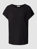 Christian Berg Woman T-Shirt mit Strukturmuster Black