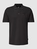 BOSS Poloshirt mit Label-Stitching Modell 'Parlay' Black