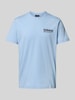 Napapijri T-Shirt mit Label-Print Modell 'KASBA' Hellblau