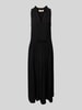 MOS MOSH Maxikleid mit Tunikakragen Modell 'Sabri' Black