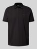 BOSS Green Poloshirt mit Label-Print Black