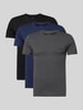 BOSS T-Shirt mit Label-Stitching im 3er-Pack Modell 'Classic' Dunkelgrau Melange