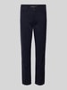 Marc Cain Slim Fit Hose in unifarbenem Design Modell 'SILEA' Marine