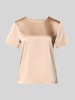 Weekend Max Mara Regular Fit T-Shirt aus Satin Modell 'WKDGILBERT' Beige