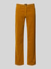 Christian Berg Men Straight Fit Stoffhose aus Baumwoll-Mix Senf