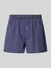 Hanro Boxershort met labeldetail Marineblauw