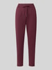ONLY Gerade Hose mit Gürtelschlaufen Modell 'POPTRASH' Bordeaux