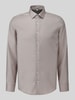 Seidensticker Slim Fit Businesshemd aus reiner Baumwolle Modell 'New Kent' Sand