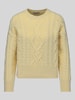 Weekend Max Mara sweter o kroju regular fit z czystej żywej wełny model 'ALBEN' Żółty