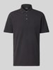 ARMANI EXCHANGE Poloshirt mit kurzer Knopfleiste Marine