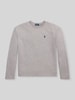 Polo Ralph Lauren relaxed fit shirts met lange mouwen van puur katoen Middengrijs gemêleerd