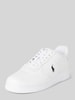 Polo Ralph Lauren Sneaker mit Logo-Stitching Modell 'MASTERS' Weiss