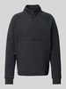 Under Armour Sweatshirt met opstaande kraag en ritssluiting Zwart