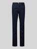 Brax Slim fit jeans in used-look, model 'MARY THERMO' Donkerblauw