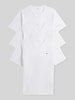 Tommy Hilfiger Regular fit t-shirt van katoenmix in set van 3 Wit