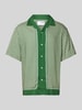 SELECTED HOMME Relaxed fit vrijetijdsoverhemd met reverskraag, model 'BANDANA' Groen