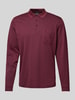 RAGMAN Regular fit poloshirt met borstzak Bordeaux