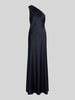 Lauren Ralph Lauren Figurbetontes Abendkleid mit One-Shoulder-Ausschnitt Dunkelblau