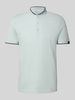 Tom Tailor Denim Regular Fit Poloshirt aus reiner Baumwolle Hellgruen