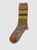 s.Oliver RED LABEL Socken mit Allover-Muster Modell 'Hygge' im 2er-Pack Beige