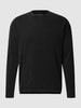 Drykorn Longsleeve in unifarbenem Design Modell 'NOVAK' Schwarz