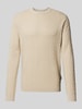 Only & Sons Strickpullover mit Strukturmuster Modell 'KALLE' Beige