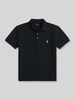 Polo Ralph Lauren regular fit poloshirt van katoenmix Zwart