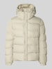 BOSS Orange Regular Fit Steppjacke mit Kapuze Modell 'Omaris' Beige