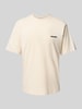 REVIEW T-Shirt mit Rundhalsausschnitt Ecru