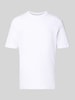HECHTER PARIS T-Shirt mit Logo-Stitching Weiss