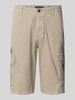 bugatti Regular Fit Cargobermudas mit Eingrifftaschen Beige