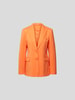 Designers Remix Blazer mit Reverskragen Orange