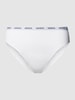 Guess Slip met elastische band met logo, model 'DARCEY BRIEF' Wit