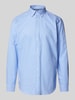 Christian Berg Men Regular Fit Business-Hemd mit Button-Down-Kragen Bleu