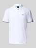 BOSS Green Poloshirt met labeldetail, model 'Philix' Wit