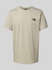 The North Face T-shirt met labelprint Lichtgrijs