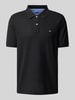 Fynch-Hatton Regular Fit Poloshirt mit Label-Stitching Black