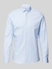 OLYMP Level Five Slim fit zakelijk overhemd met stretch Bleu