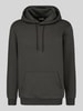 ONLY & SONS bluza z kapturem o kroju regular fit z mieszanki bawełny model 'CERES' ' Błotnisty