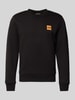 Jack & Jones Sweatshirt met labelprint, model 'BRANDY' Zwart