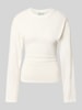 JJXX Shirt met lange mouwen van katoenmix model 'Paloma' Offwhite