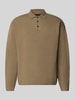 Jack & Jones Premium Gebreide pullover met polokraag, model 'BLABRADFORT' Lichtbruin