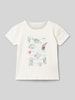 Blue Seven T-Shirt mit Motiv-Print Offwhite