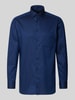 OLYMP Modern fit zakelijk overhemd met kentkraag, model 'NEW KENT' Marineblauw