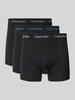 Calvin Klein Underwear Obcisłe bokserki z elastycznym pasem w zestawie 3 szt. Czarny