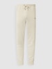 Les Deux Slim Fit Business-Hemd aus Jersey  Offwhite